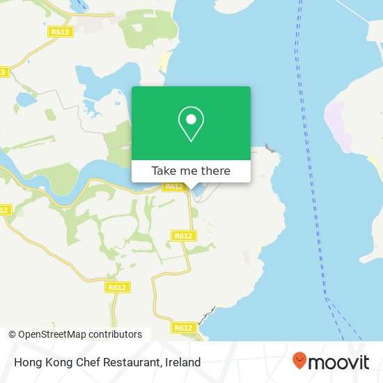 Hong Kong Chef Restaurant, Lower Road Cork, County Cork plan