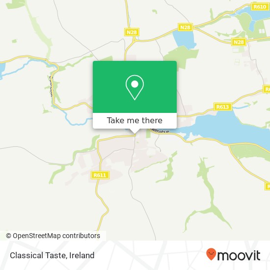 Classical Taste, Main Street Carrigaline, County Cork map