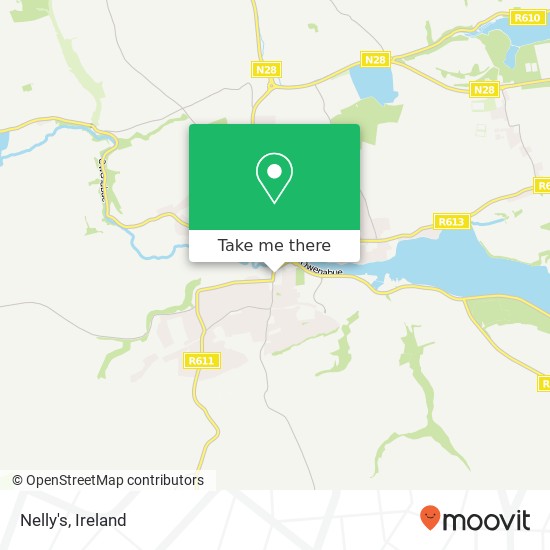 Nelly's, Main Street Carrigaline, County Cork map