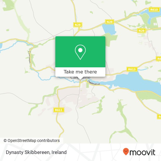 Dynasty Skibbereen, Carrigaline map