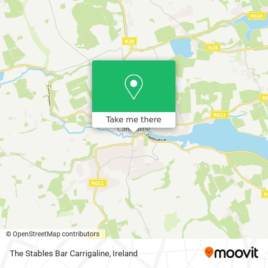 The Stables Bar Carrigaline map