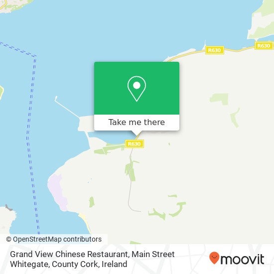 Grand View Chinese Restaurant, Main Street Whitegate, County Cork map