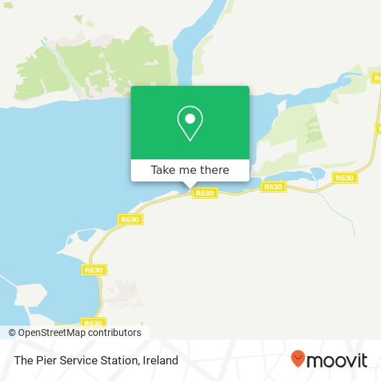 The Pier Service Station, Lower Aghada Lower Aghada map