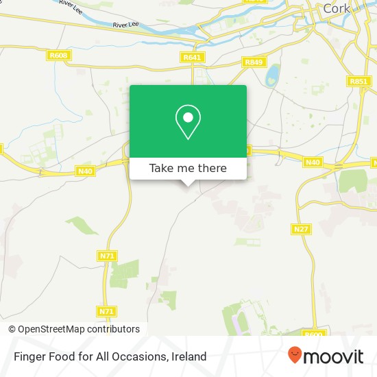 Finger Food for All Occasions, Eagle Valley Cork map