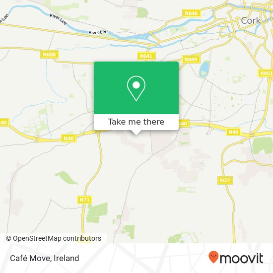 Café Move, Karlbrook Enterprise Park Cork map