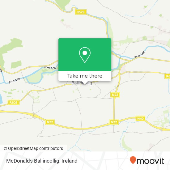 McDonalds Ballincollig, Main Street Ballincollig map