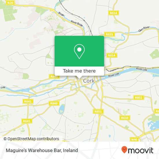 Maguire's Warehouse Bar map