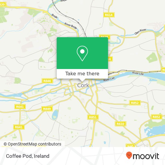 Coffee Pod, 1 Winthrop Street Cork, County Cork map