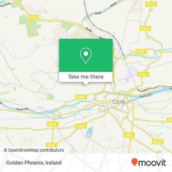 Golden Phoenix, Gurranabraher Road Cork map