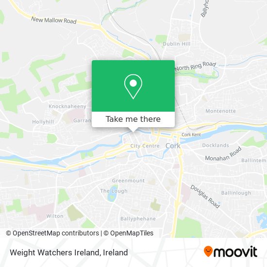 Weight Watchers Ireland map