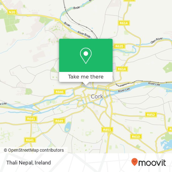 Thali Nepal, 30 Popes Quay Cork T23 AE79 map