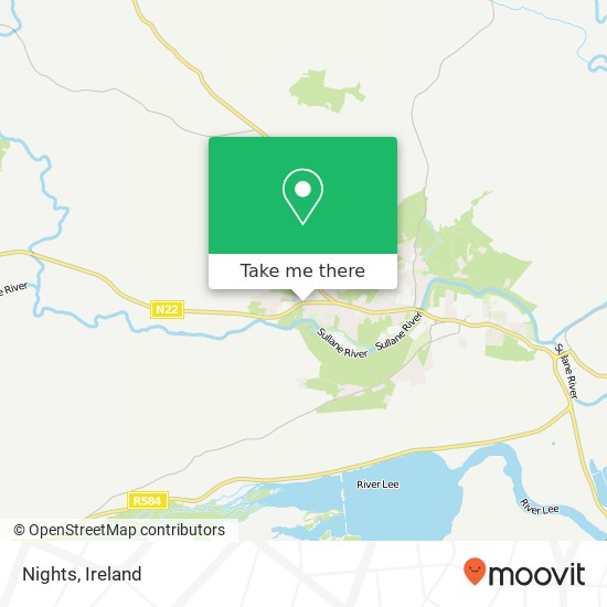 Nights, Killarney Road Codrum, County Cork map