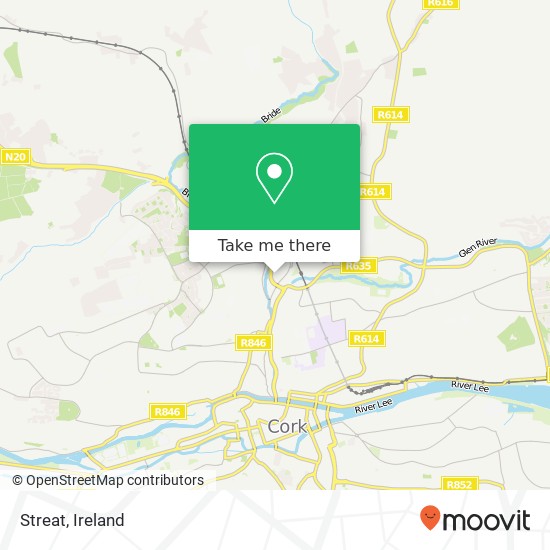 Streat, Cork, County Cork map