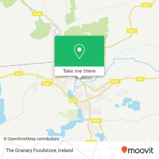 The Granary Foodstore, The Square Midleton plan