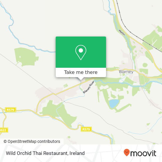 Wild Orchid Thai Restaurant, Shournagh Road Blarney map