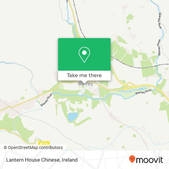 Lantern House Chinese, The Square Blarney, County Cork map