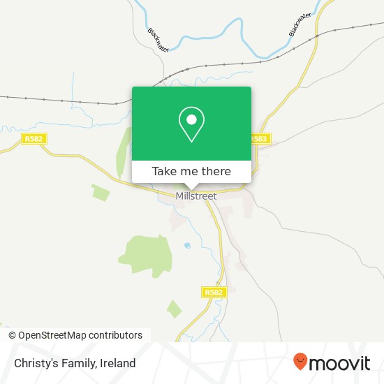 Christy's Family, R582 Millstreet, County Cork map
