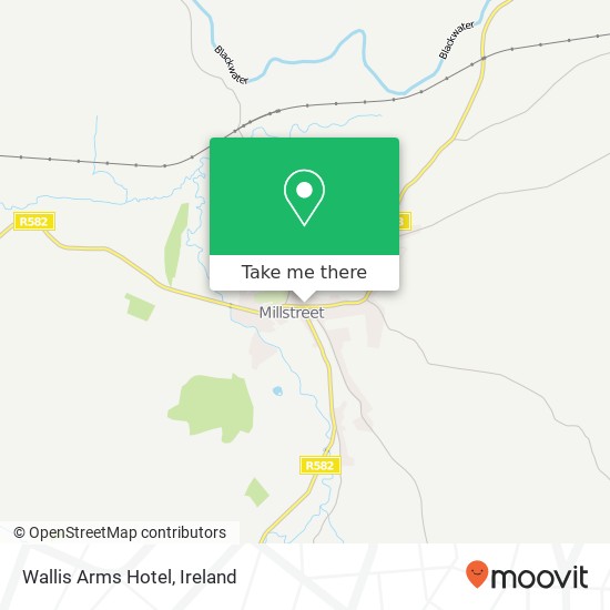 Wallis Arms Hotel, Main Street Millstreet, County Cork map