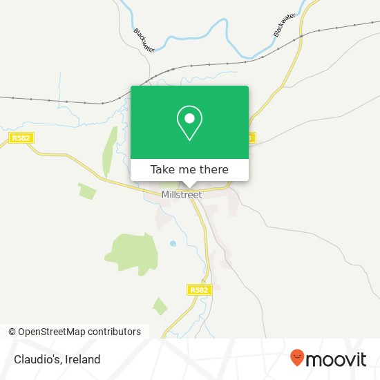 Claudio's, Main Street Millstreet, County Cork map