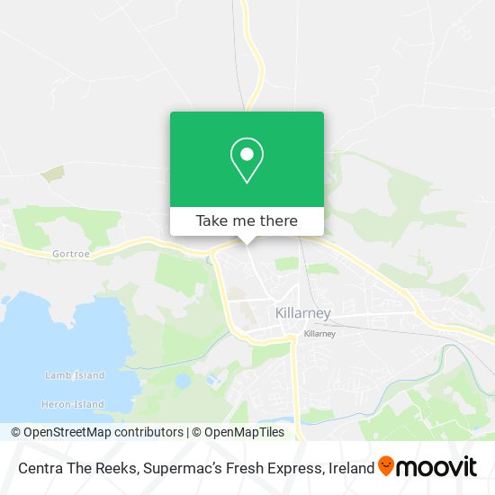 Centra The Reeks, Supermac’s Fresh Express map