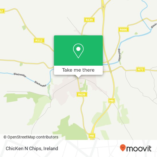 ChicKen N Chips, Emmet Street Fermoy, County Cork map