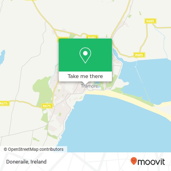 Doneraile, Broad Street Tramore, County Waterford map