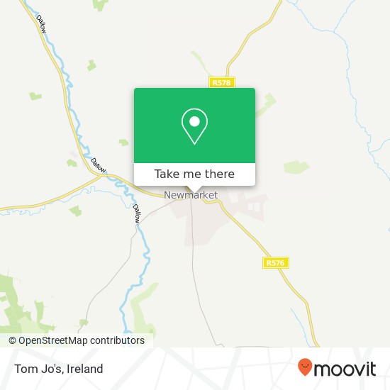 Tom Jo's, Church Street Newmarket, County Cork map
