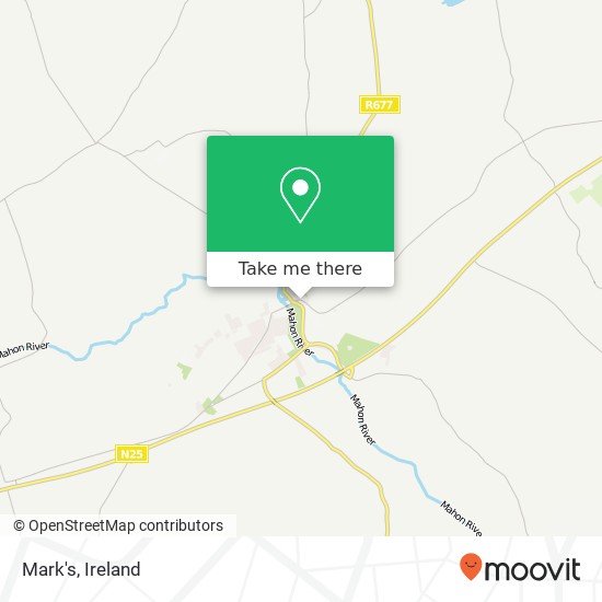 Mark's, The Square Kilmacthomas, County Waterford plan