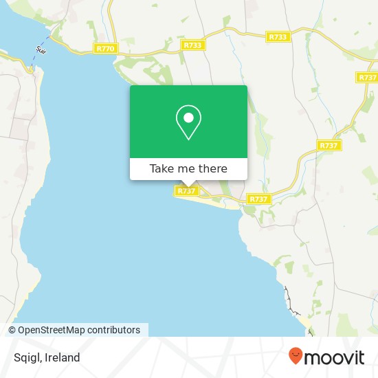 Sqigl, Quay Road Duncannon, County Wexford map