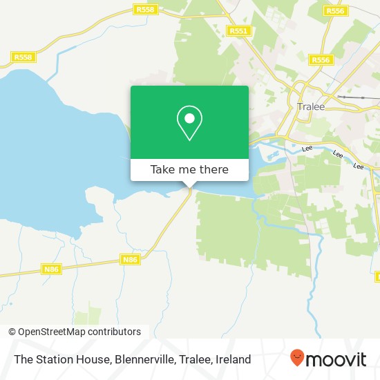 The Station House, Blennerville, Tralee map