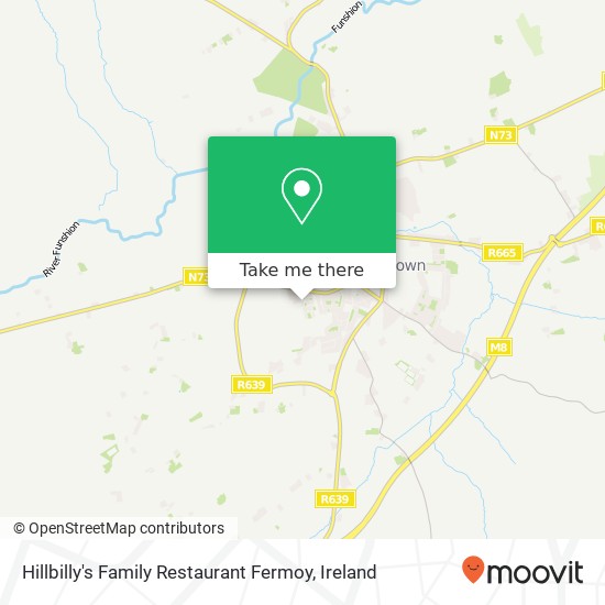 Hillbilly's Family Restaurant Fermoy, Stag Park Avenue Mitchelstown map