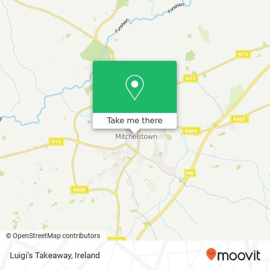 Luigi's Takeaway, 6 New Square Mitchelstown, County Cork plan