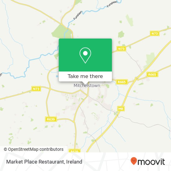 Market Place Restaurant, 18 New Square Mitchelstown, County Cork plan
