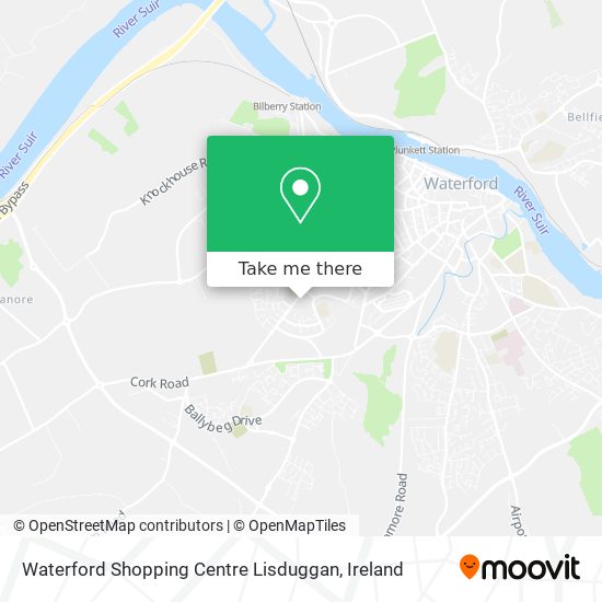 Waterford Shopping Centre Lisduggan map