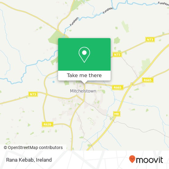 Rana Kebab, 6 Lower Cork Street Mitchelstown, County Cork map