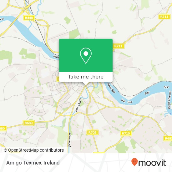 Amigo Texmex, John Street Waterford X91 H273 map