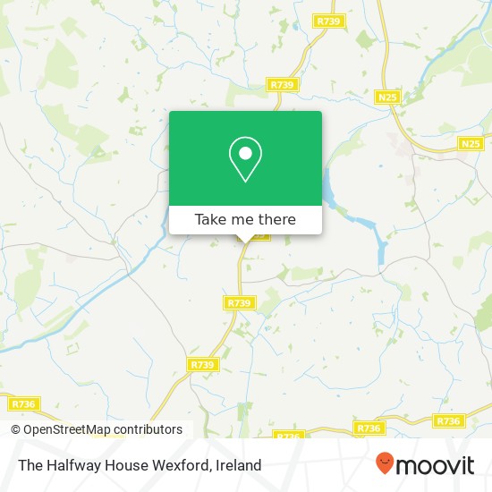 The Halfway House Wexford map