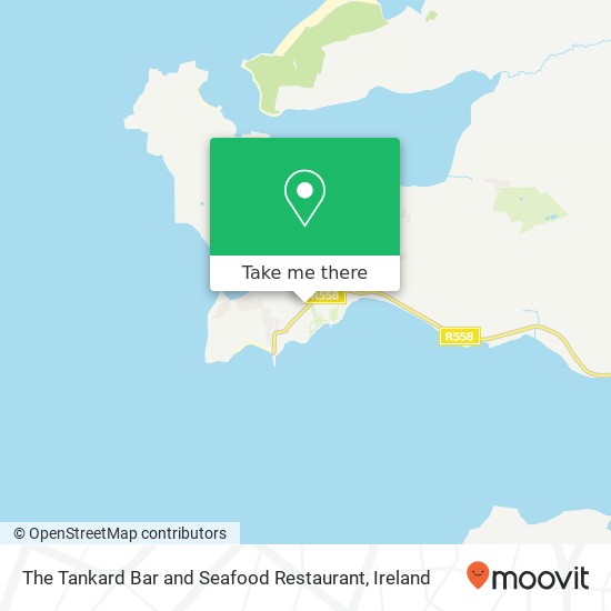 The Tankard Bar and Seafood Restaurant, Fenit, County Kerry map