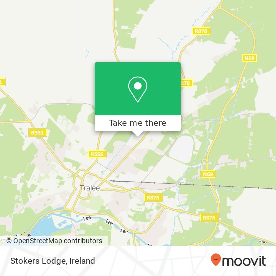 Stokers Lodge map