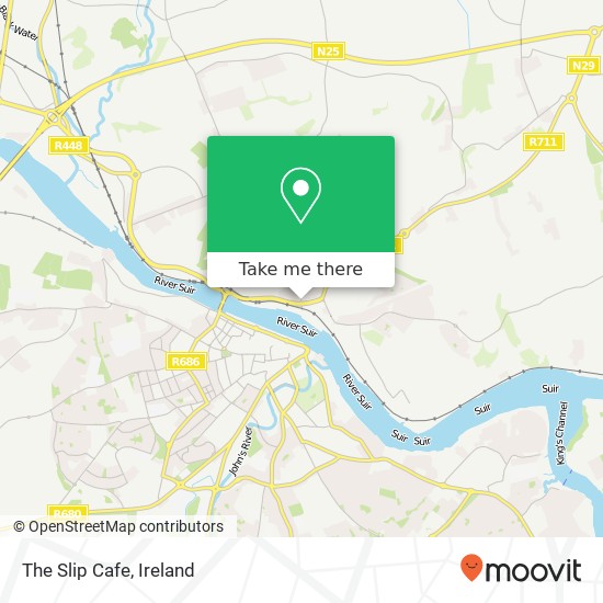 The Slip Cafe, Waterford, County Waterford map