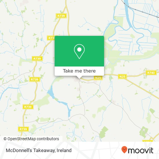 McDonnell's Takeaway, Assaly Little Assaly Little, County Wexford map