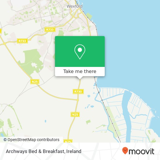 Archways Bed & Breakfast, Rosslare Road Roughmead plan