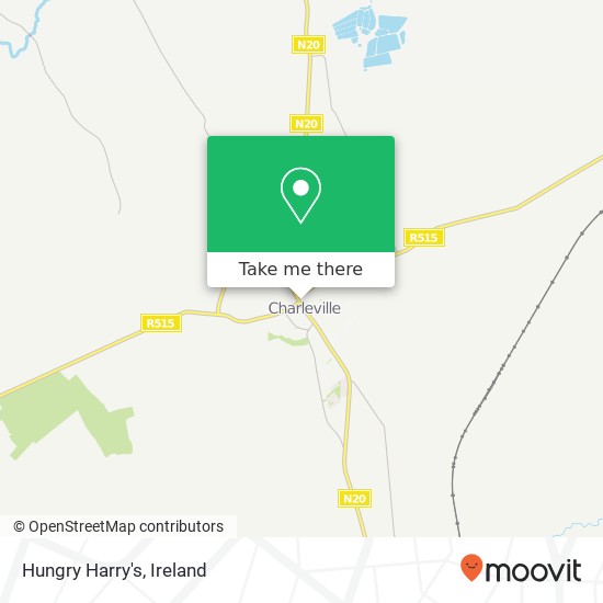 Hungry Harry's, Main Street Charleville, County Cork plan