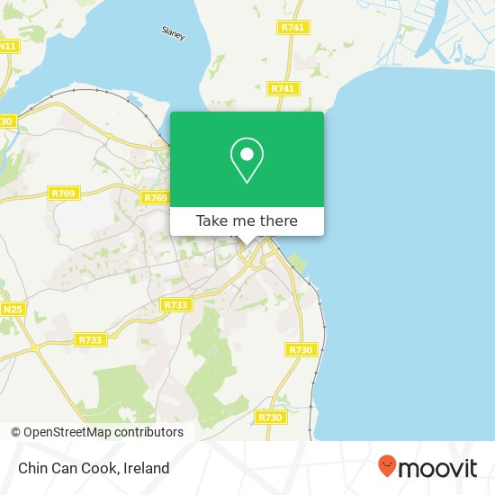 Chin Can Cook, Bride Street Wexford, County Wexford plan