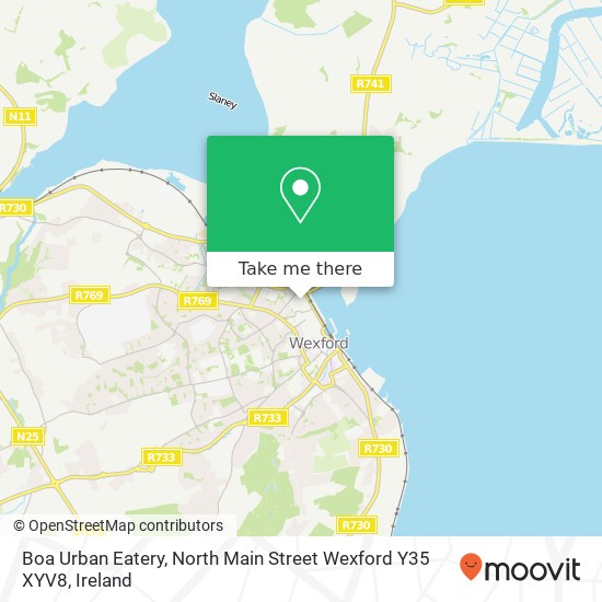 Boa Urban Eatery, North Main Street Wexford Y35 XYV8 plan