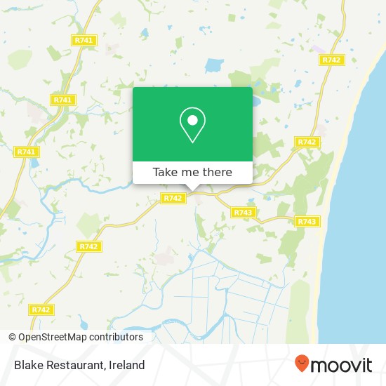 Blake Restaurant, R742 Ballaghablake, County Wexford map