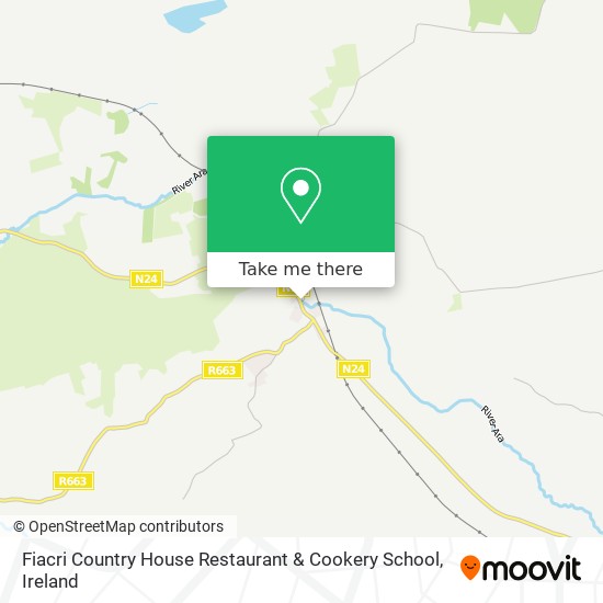 Fiacri Country House Restaurant & Cookery School map