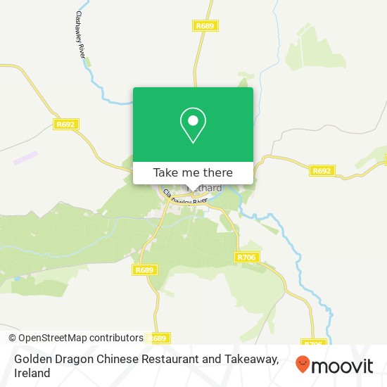 Golden Dragon Chinese Restaurant and Takeaway, The Square Fethard plan