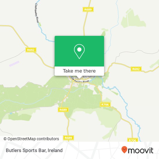 Butlers Sports Bar, Main Street Fethard plan