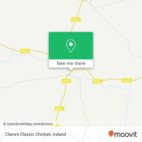 Claire's Classic Chicken, Main Street Kilmallock, County Limerick plan